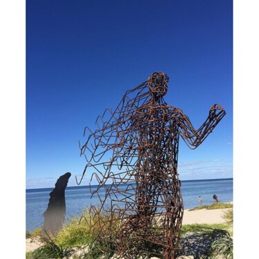 Скульптура под названием "Like the Wind" - Justin Webb, Подлинное произведение искусства, Металлы