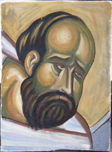 Painting titled "Apostel Jacob -  Sv…" by Justin Aleksandar Ristic, Original Artwork