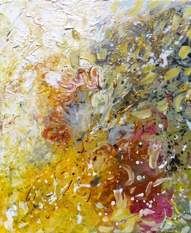 Peinture intitulée "Chants de Provence" par Ju Bohe, Œuvre d'art originale, Acrylique