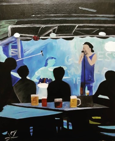 绘画 标题为“Guinness tavern” 由Justine De Meerschman, 原创艺术品, 油