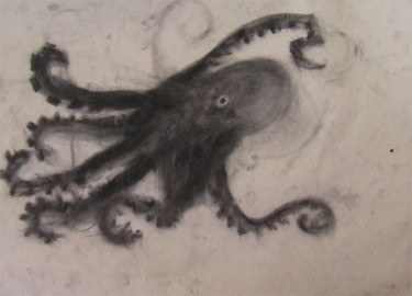 Dessin intitulée "Octo" par Just Jaeckin 76', Œuvre d'art originale, Autre