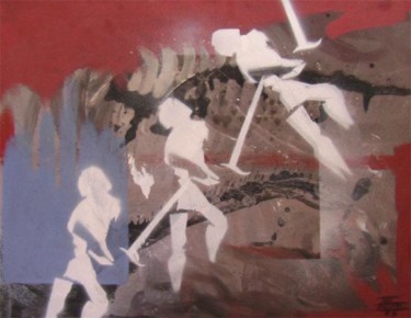Peinture intitulée "Storm" par Just Jaeckin 76', Œuvre d'art originale, Huile