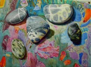 Картина под названием ""Сад камней IV"" - Юлия Кокуева, Подлинное произведение искусства