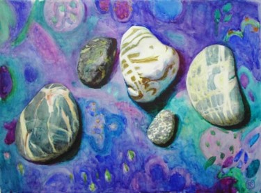 Картина под названием ""Сад камней II"" - Юлия Кокуева, Подлинное произведение искусства