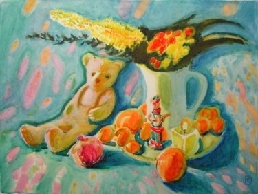 Картина под названием ""Мир детства"" - Юлия Кокуева, Подлинное произведение искусства