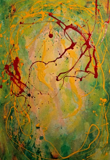 Pintura intitulada "Série Colorful Worl…" por Sandra Tavares (JuTavares Belo), Obras de arte originais, Acrílico