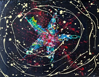 Pintura intitulada "Estrela" por Sandra Tavares (JuTavares Belo), Obras de arte originais, Acrílico