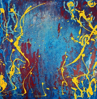Pintura intitulada "Universos de Cor I" por Sandra Tavares (JuTavares Belo), Obras de arte originais, Acrílico Montado em Ar…