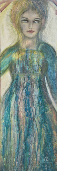 Pittura intitolato "Euphrosyne" da Jutta Jung, Opera d'arte originale, Acrilico Montato su Telaio per barella in legno