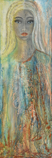 Peinture intitulée "Aglaida" par Jutta Jung, Œuvre d'art originale, Acrylique Monté sur Châssis en bois