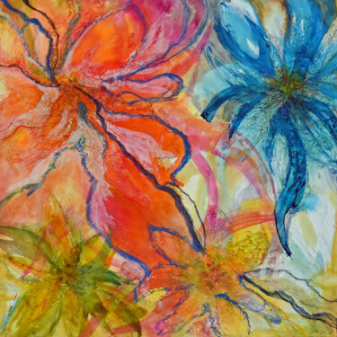 Peinture intitulée "Joy of Color - Farb…" par Jutta Jung, Œuvre d'art originale, Acrylique Monté sur Châssis en bois