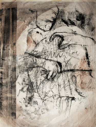 Pintura titulada "Corps Accords" por Jutta Irion, Obra de arte original, Acrílico Montado en Bastidor de camilla de madera