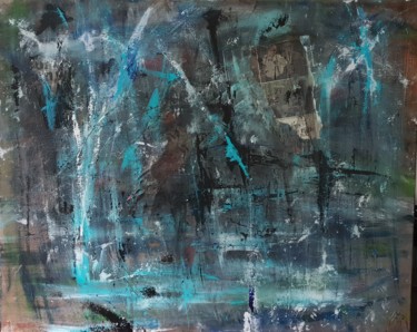 Pittura intitolato "Blues" da Jutta Christandl, Opera d'arte originale, Acrilico