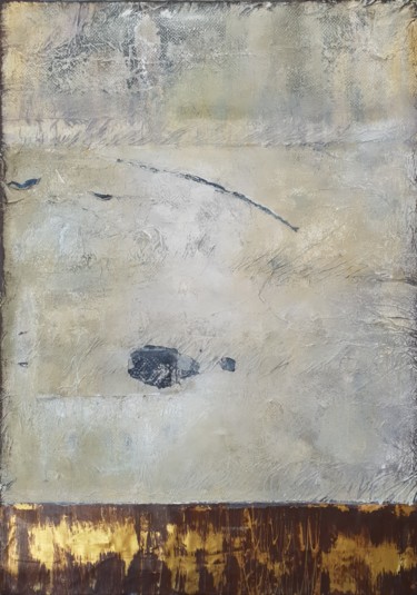 Malerei mit dem Titel "Broken" von Jutta Christandl, Original-Kunstwerk, Acryl