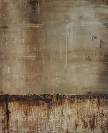 Pittura intitolato "brown1" da Jutta Christandl, Opera d'arte originale, Acrilico