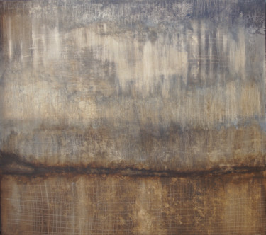 Malerei mit dem Titel "ausgebrannt" von Jutta Christandl, Original-Kunstwerk, Acryl