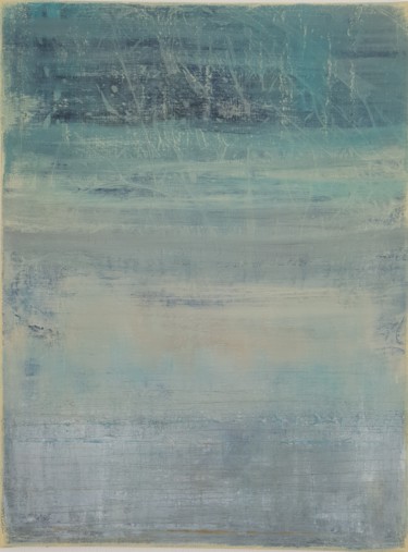 Malerei mit dem Titel "Blue grey" von Jutta Christandl, Original-Kunstwerk, Acryl