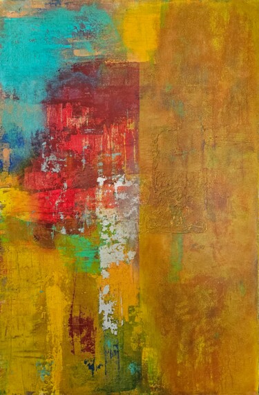 Pittura intitolato "Colourful" da Jutta Christandl, Opera d'arte originale, Acrilico