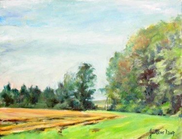 Painting titled "Campagne de Colovre…" by Philippe Juttens, Original Artwork