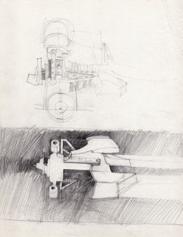 제목이 "Mécanique de Formul…"인 그림 Philippe Juttens로, 원작, 연필