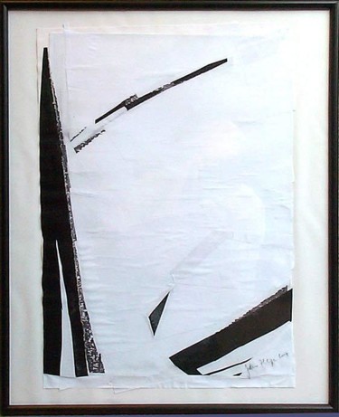 Pintura intitulada "Signature noire" por Philippe Juttens, Obras de arte originais, Óleo