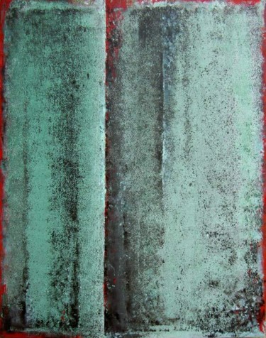 Painting titled "40F-n°5" by Philippe Juttens, Original Artwork, Lacquer