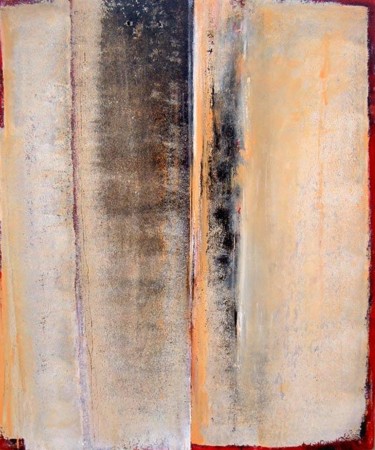 Painting titled "40F-n°6" by Philippe Juttens, Original Artwork, Lacquer