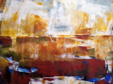 Horizonte Pintura intitulada "Horizonte" por Juvenal Barbosa, Obras de arte originais, Acrílico