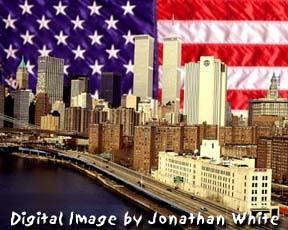 Digital Arts titled "Downtown USA" by Jonathan White, Original Artwork