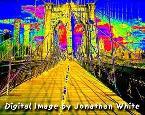Digital Arts titled "Brooklyn Bridge Sol…" by Jonathan White, Original Artwork