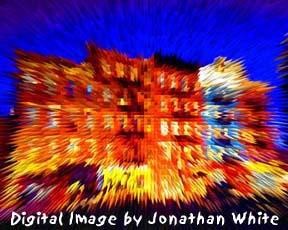Digital Arts titled "Harlem Street Scape…" by Jonathan White, Original Artwork