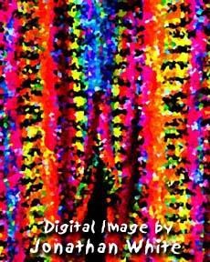Digital Arts titled "Neon Pants Crystall…" by Jonathan White, Original Artwork