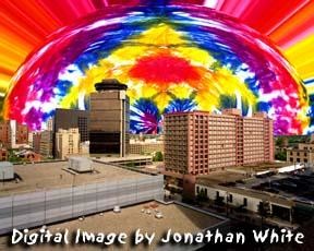 Digital Arts titled "Rochester Skyline 1…" by Jonathan White, Original Artwork