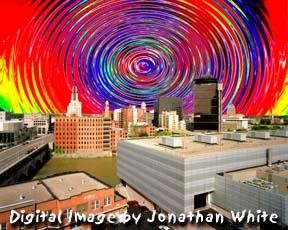 Digital Arts titled "Rochester Skyline 2…" by Jonathan White, Original Artwork