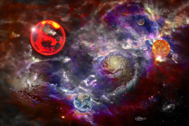 Digital Arts titled "un autre univers" by Jean-Yves Le Goff, Original Artwork, 2D Digital Work