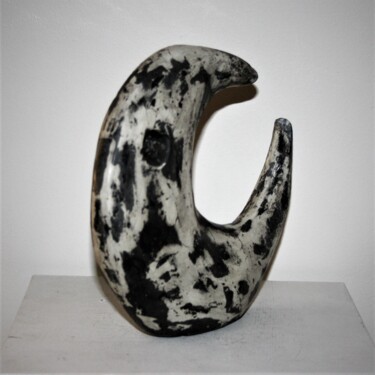 Sculpture titled "Sardinette" by Jean-Yves Petit (JYP), Original Artwork, Cement