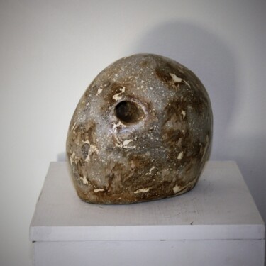 Sculpture intitulée "Globulus Cogitare" par Jean-Yves Petit (JYP), Œuvre d'art originale, Ciment