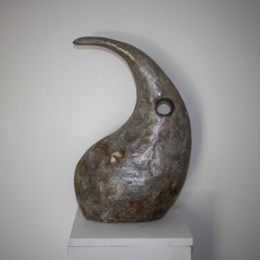 Skulptur mit dem Titel "Singulare" von Jean-Yves Petit (JYP), Original-Kunstwerk, Zement