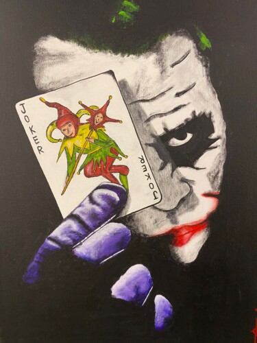 Pittura intitolato "Gioca la tua carta" da K’Arté, Opera d'arte originale, Acrilico