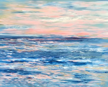 Painting titled "Sea Breeze" by Khrystyna Kozyuk, Original Artwork, Acrylic