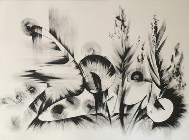 제목이 "Black and White Abs…"인 그림 Khrystyna Kozyuk로, 원작, 잉크