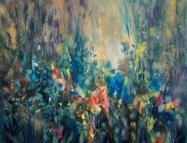 Malarstwo zatytułowany „Lost in the Fields” autorstwa Khrystyna Kozyuk, Oryginalna praca, Olej