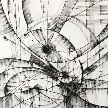 Картина под названием "Circle book" - Khrystyna Kozyuk, Подлинное произведение искусства, Масло