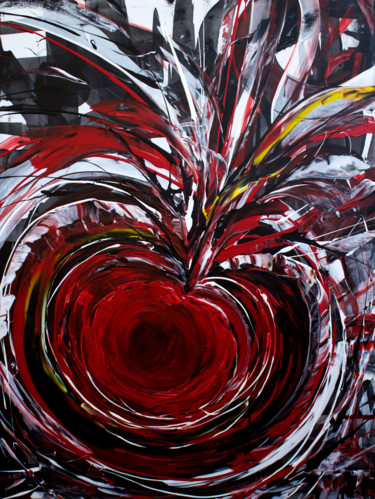 Malerei mit dem Titel "Abstract View" von Khrystyna Kozyuk, Original-Kunstwerk, Acryl
