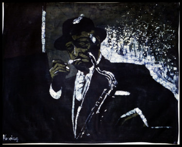 Painting titled "coleman hawkins 2014" by Katarzyna Moląg, Original Artwork, Other