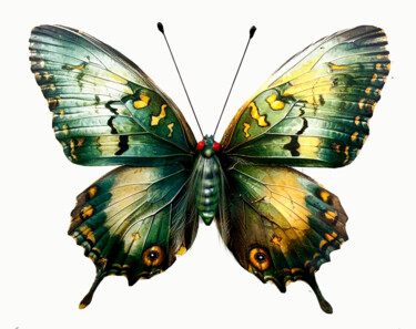 Sculpture titled "Butterfly 4" by Ken Overman, Original Artwork, Plastic