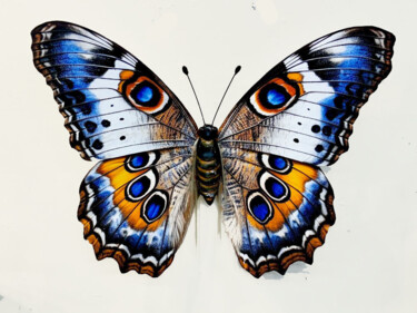 Escultura titulada "Butterfly2" por Ken Overman, Obra de arte original, Plástico