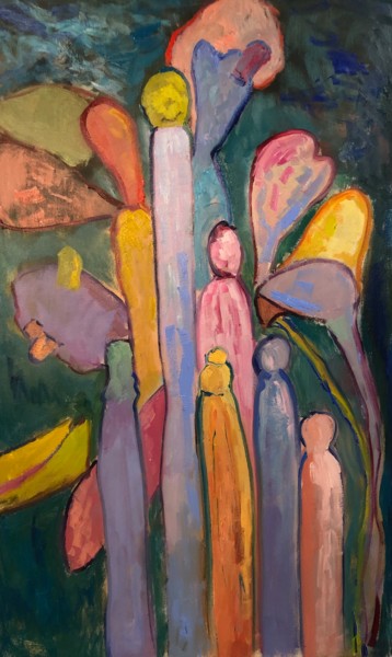 Картина под названием "Дон Хуан" - Ксения Шер/Kseniya Scher, Подлинное произведение искусства, Масло Установлен на Деревянна…