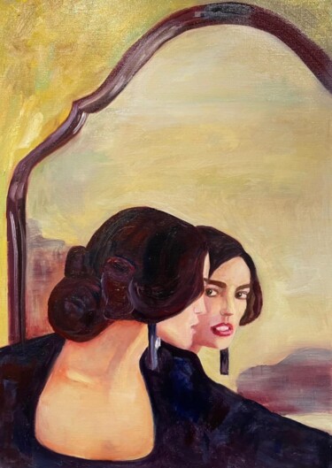 Schilderij getiteld "Кармен" door Kseniia Sher Kseniya Scher, Origineel Kunstwerk, Olie
