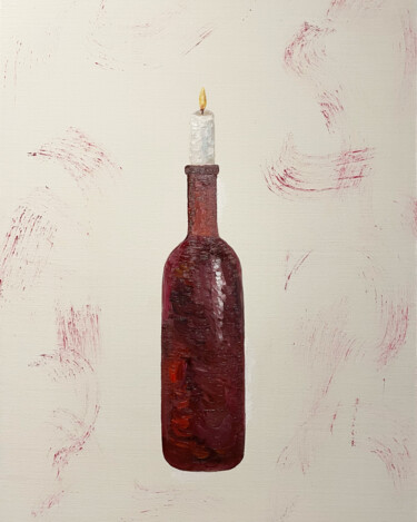 "Мы видим, пока гори…" başlıklı Tablo Ксения Шер/Kseniya Scher tarafından, Orijinal sanat, Petrol Ahşap Sedye çerçevesi üzer…